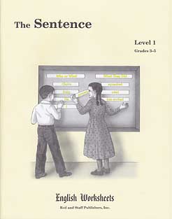 Grades 3-5 (Level 1) The Sentence English Worksheets