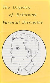 Tract [D] - The Urgency of Enforcing Parental Discipline
