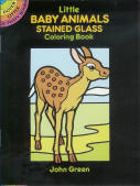Baby Animals - Little Stained Glass Coloring Book