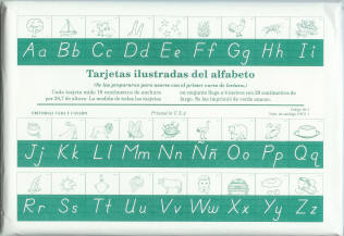 Lectura 1 A Tarjetas ilustradas del alfabeto