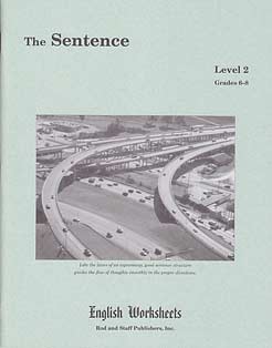 Grades 6-8 (Level 2) The Sentence English Worksheets