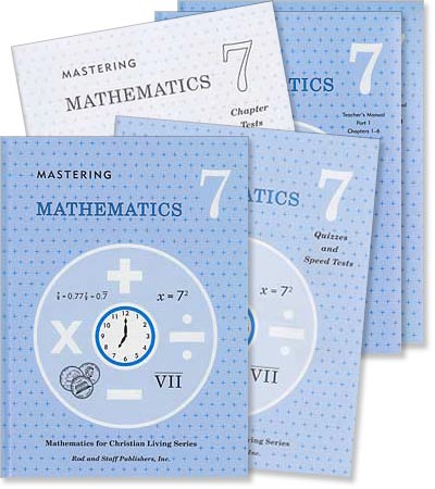 Grade 7 Math "Mastering Mathematics" Set