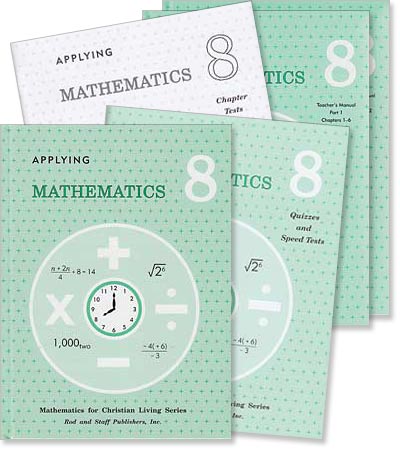 Grade 8 Math "Applying Mathematics" Set