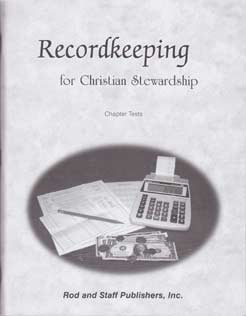 Recordkeeping for Christian Stewardship - Tests