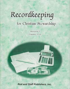 Recordkeeping for Christian Stewardship - Workbook 2