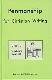 Grade 3 Penmanship [PREV EDITION] Teacher's Manual