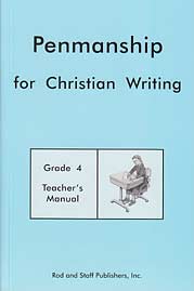 CLEARANCE - Grade 4 Penmanship [PREV EDITION] Teacher's Manual
