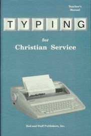 Typing for Christian Service - Teacher's Manual
