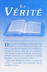 French Tract [A] - La vérité [The Truth]