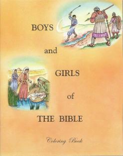 Boys and Girls of the Bible Coloring Book