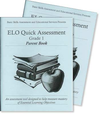 Grade 1 - ELO (Essential Learning Objectives) Quick Assessment Test
