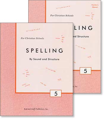 Grade 5 Spelling "Spelling by Sound and Structure" Set