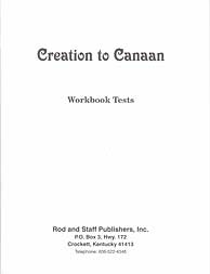 Bible History "Creation to Canaan" Tests