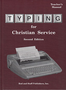 Typing for Christian Service [2nd Edition] - Teacher