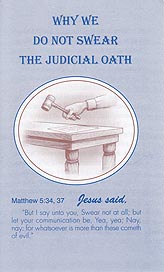 Tract [B] - Why We Do Not Swear the Judicial Oath