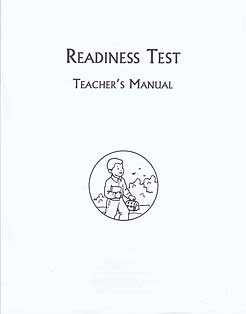 Grade 1 Readiness Test - Teacher