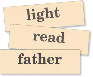 Grade 1 Vocabulary Flash Cards