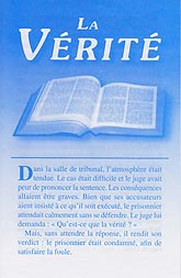 French Tract [A] - La v&eacute;rit&eacute; [The Truth]