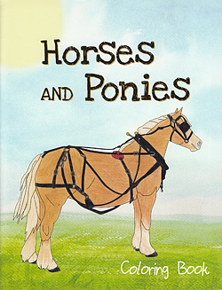 Horses and Ponies - Coloring Book