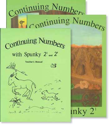 Grade 2 Schoolaid Math "Continuing Numbers with Spunky" Set