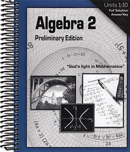 Grade 9 - CLE Algebra 2 Solution Key (Preliminary Edition)
