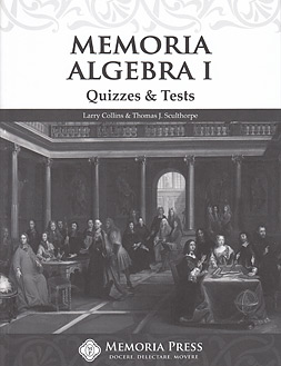 Memoria Algebra I Quizzes and Tests