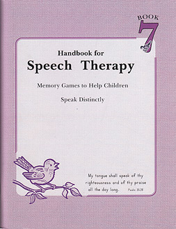 Handbook for Speech Therapy (Book 7)
