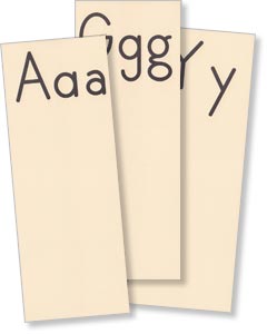 Grade 1 BBR Reading 1 - ABC Flash Cards