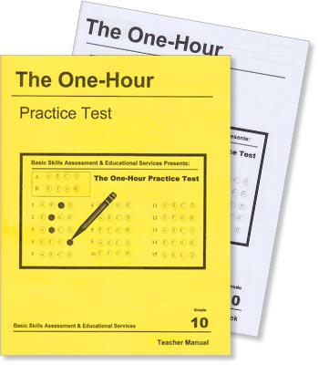 Grade 10 - The One-Hour Practice Test - Test Preparation