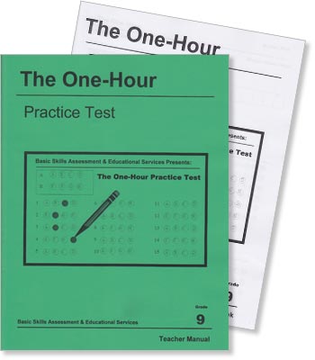 Grade 9 - The One-Hour Practice Test - Test Preparation