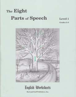 Grades 3-5 (Level 1) The Eight Parts of Speech English Worksheets