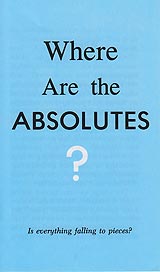 Tract - Where Are the Absolutes? [Pack of 50]