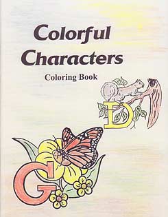 Colorful Characters Coloring Book