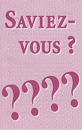 French Tract [C] - Saviez-vous ? [Did You Know?]