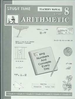 Grade 8 Study Time Arithmetic - Teacher's Manual