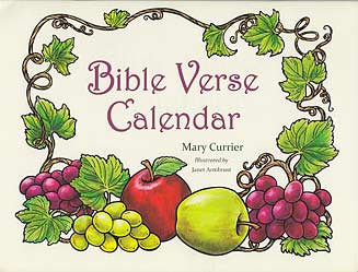 Bible Verse Coloring Calendar