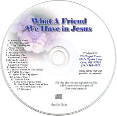 What a Friend We Have in Jesus - Audio CD