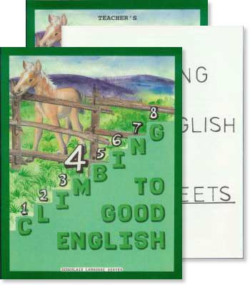 Grade 4 Climbing to Good English - Set