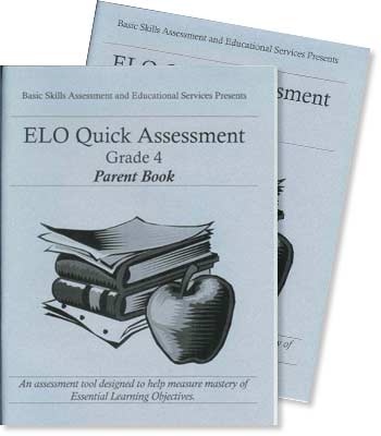 Grade 4 - ELO (Essential Learning Objectives) Quick Assessment Test