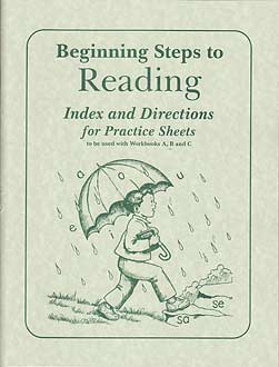 Grade 1 BSR - Practice Sheets Index and Directions