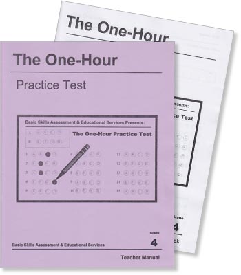 Grade 4 - The One-Hour Practice Test - Test Preparation