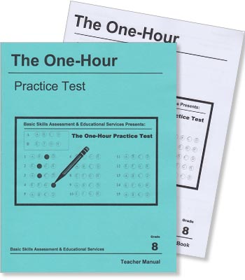 Grade 8 - The One-Hour Practice Test - Test Preparation