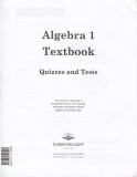 Grade 9 - CLE Algebra 1 Quizzes and Tests