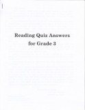 Grade 3 Pathway "New/More New Friends" Quizzes Answer Key