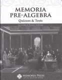 Memoria Pre-Algebra Quizzes and Tests