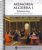Memoria Algebra I Solutions Key